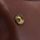HERMES Sako Courchevel Shoulder Bag Leather Beige Gold Auth 203791A-21