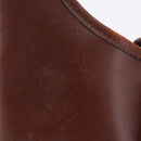 HERMES Sako Courchevel Shoulder Bag Leather Beige Gold Auth 203791A-3