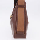 HERMES Sako Courchevel Shoulder Bag Leather Beige Gold Auth 203791A-7