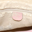 GUCCI Bamboo Chain Shoulder Bag Leather Pink Gold Auth 203792-20
