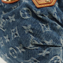 LOUIS VUITTON Monogram Denim Preity Hand Bag Blue M95020 LV Auth 203795SAV-11