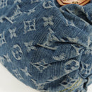 LOUIS VUITTON Monogram Denim Preity Hand Bag Blue M95020 LV Auth 203795SAV-13