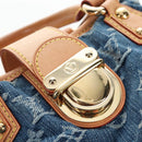 LOUIS VUITTON Monogram Denim Preity Hand Bag Blue M95020 LV Auth 203795SAV-15