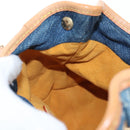 LOUIS VUITTON Monogram Denim Preity Hand Bag Blue M95020 LV Auth 203795SAV-20