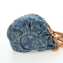 LOUIS VUITTON Monogram Denim Preity Hand Bag Blue M95020 LV Auth 203795SAV-5