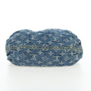 LOUIS VUITTON Monogram Denim Preity Hand Bag Blue M95020 LV Auth 203795SAV-9