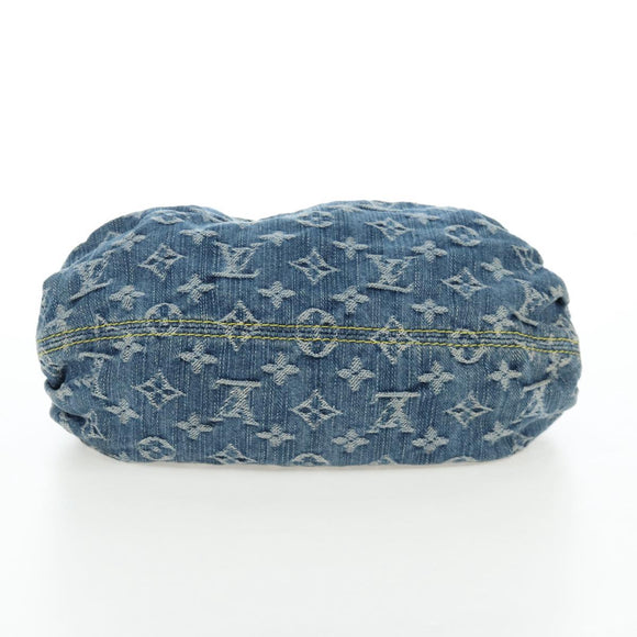 LOUIS VUITTON Monogram Denim Preity Hand Bag Blue M95020 LV Auth 203795SAV