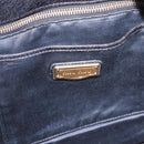 Miu Miu Hand Bag Leather 2way Black Gold Auth 203798V-27