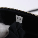 Miu Miu Hand Bag Leather 2way Black Gold Auth 203798V-11