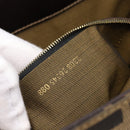 FENDI Zucca Canvas Hand Bag Black Brown Auth 203801V-20