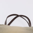 FENDI Zucchino Canvas Tote Bag Beige Auth 203802-10