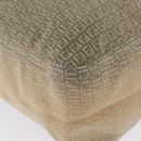 FENDI Zucchino Canvas Tote Bag Beige Auth 203802-14