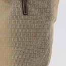 FENDI Zucchino Canvas Tote Bag Beige Auth 203802-3