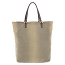 FENDI Zucchino Canvas Tote Bag Beige Auth 203802-4