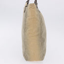 FENDI Zucchino Canvas Tote Bag Beige Auth 203802-7