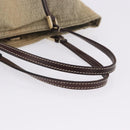 FENDI Zucchino Canvas Tote Bag Beige Auth 203802-9