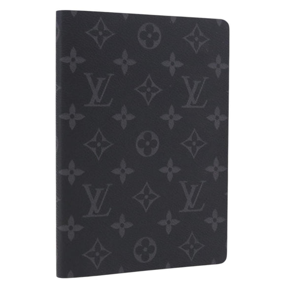 LOUIS VUITTON Monogram Eclipse Notebook Black LV Auth 203803