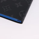 LOUIS VUITTON Monogram Eclipse Notebook Black LV Auth 203803-17
