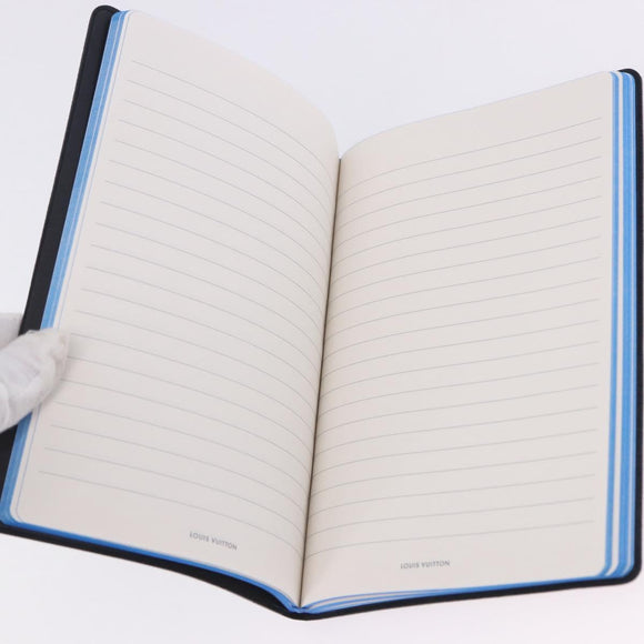 LOUIS VUITTON Monogram Eclipse Notebook Black LV Auth 203803