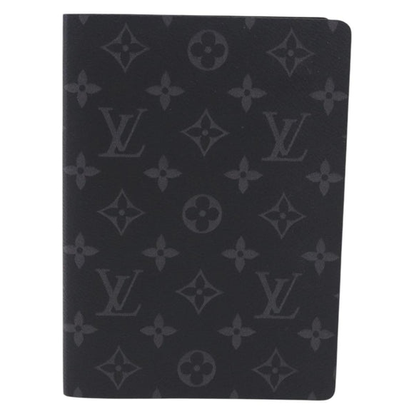 LOUIS VUITTON Monogram Eclipse Notebook Black LV Auth 203803