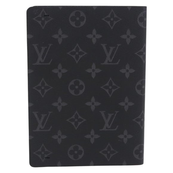 LOUIS VUITTON Monogram Eclipse Notebook Black LV Auth 203803