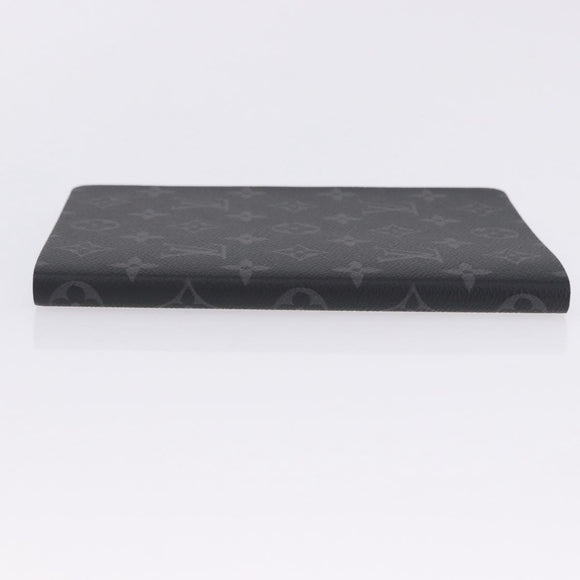 LOUIS VUITTON Monogram Eclipse Notebook Black LV Auth 203803