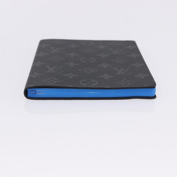 LOUIS VUITTON Monogram Eclipse Notebook Black LV Auth 203803
