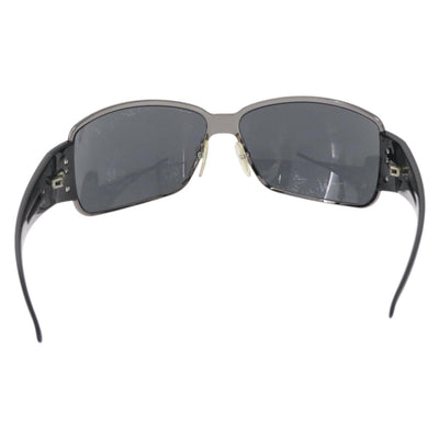 PRADA Sunglasses Plastic Black Auth 203806 - 0