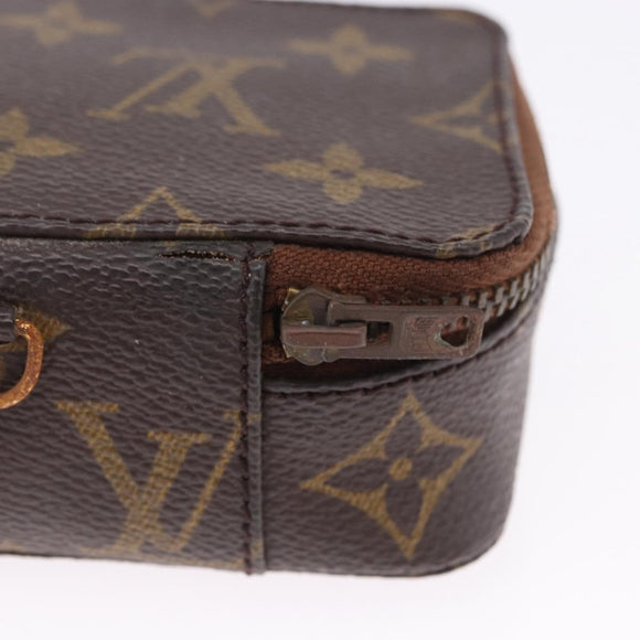 LOUIS VUITTON Monogram Posh Monte Carlo Jewelry Box M47350 LV Auth 203809