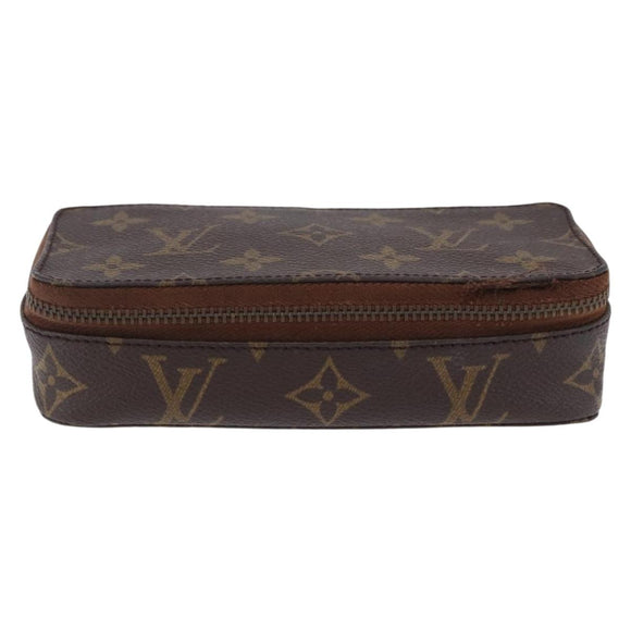 LOUIS VUITTON Monogram Posh Monte Carlo Jewelry Box M47350 LV Auth 203809