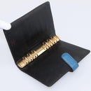 LOUIS VUITTON Epi Agenda MM Day Planner Cover Blue R20055 LV Auth 203811-8