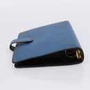 LOUIS VUITTON Epi Agenda MM Day Planner Cover Blue R20055 LV Auth 203811-5