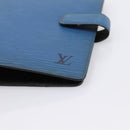 LOUIS VUITTON Epi Agenda MM Day Planner Cover Blue R20055 LV Auth 203811-14