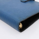 LOUIS VUITTON Epi Agenda MM Day Planner Cover Blue R20055 LV Auth 203811-7
