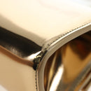 Salvatore Ferragamo Gancini Shoulder Bag Metallic leather Gold Auth 203812V-19