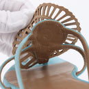 HERMES Sandals Suede 36 Light Blue Auth 203814V-29
