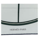 HERMES Carre 90 Scarf Silk Green Auth 203817M-13
