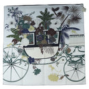 HERMES Carre 90 Scarf Silk Green Auth 203817M-14