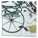 HERMES Carre 90 Scarf Silk Green Auth 203817M-8