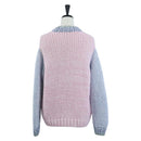 CHANEL Cardigan Cotton 34 Pink CC Auth 203820V-2