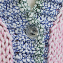 CHANEL Cardigan Cotton 34 Pink CC Auth 203820V-6