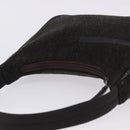 PRADA PRADA Sports Accessory Pouch Canvas Wool Black Auth 203830A-7