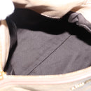 Miu Miu Hand Bag Vitellolux 2way Beige Gold Auth 203832V-10