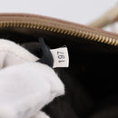 Miu Miu Hand Bag Vitellolux 2way Beige Gold Auth 203832V-11