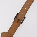 Christian Dior Trotter Canvas Shoulder Bag PVC Navy Gold Auth 203833-10