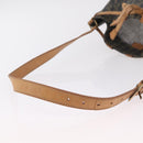 Christian Dior Trotter Canvas Shoulder Bag PVC Navy Gold Auth 203833-8