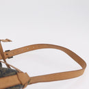 Christian Dior Trotter Canvas Shoulder Bag PVC Navy Gold Auth 203833-9