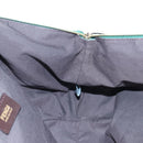 FENDI Tote Bag Leather Green Gold Auth 203838A-23