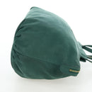 FENDI Tote Bag Leather Green Gold Auth 203838A-5
