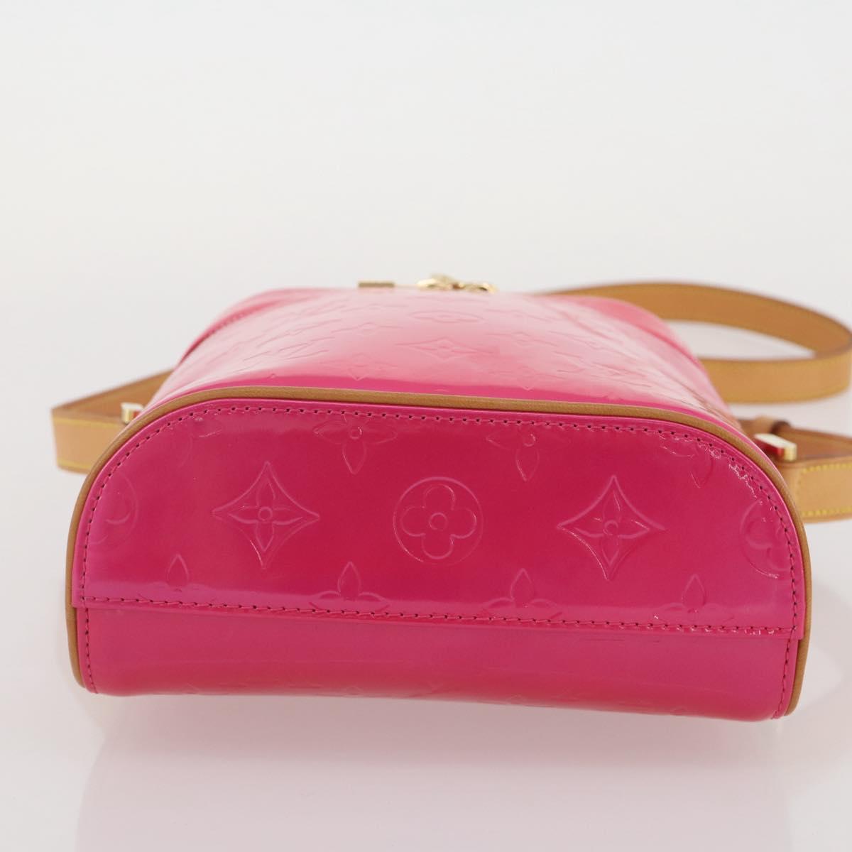 LOUIS VUITTON Monogram Vernis Sullivan Vertical Fuchsia Pink